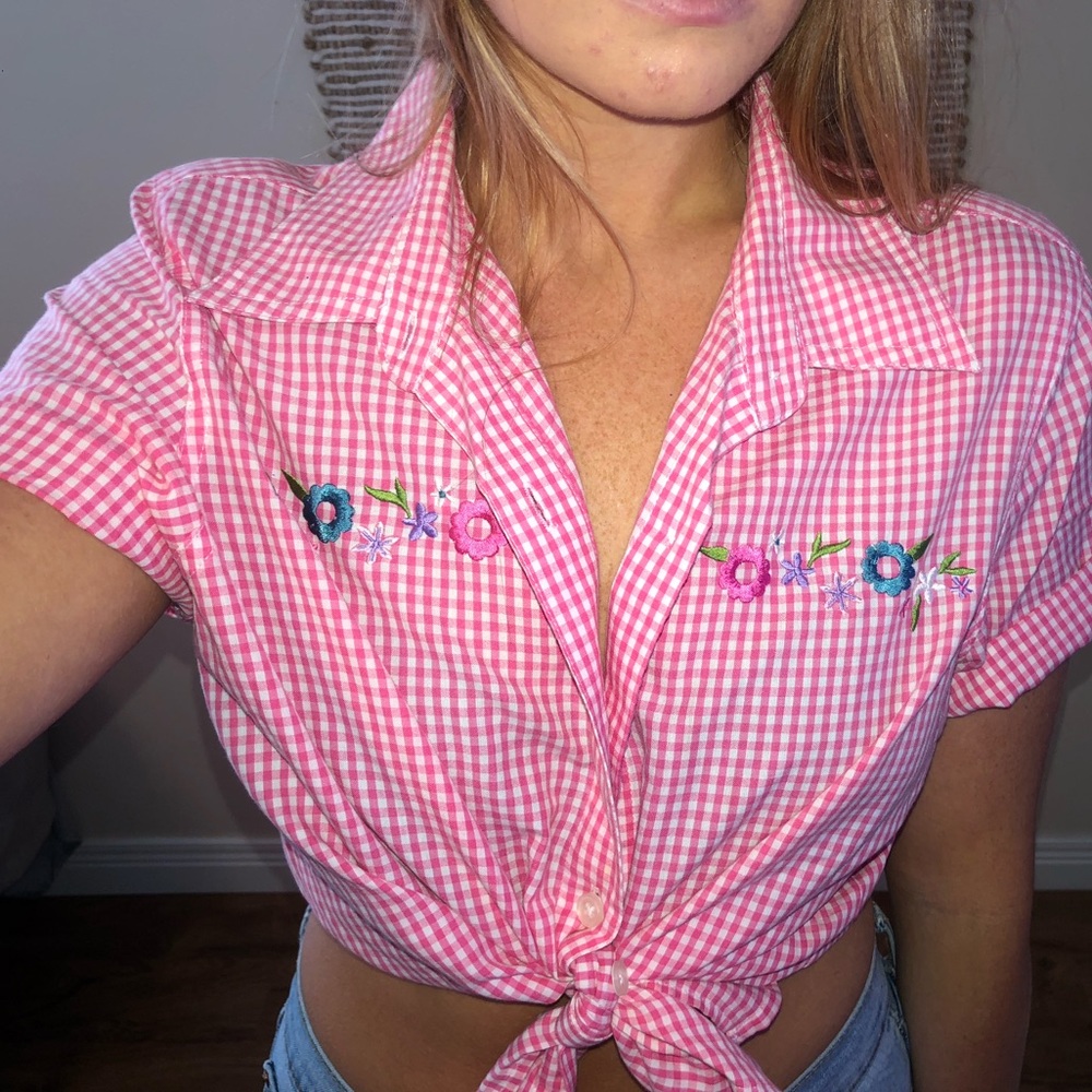 Vintage floral blouse